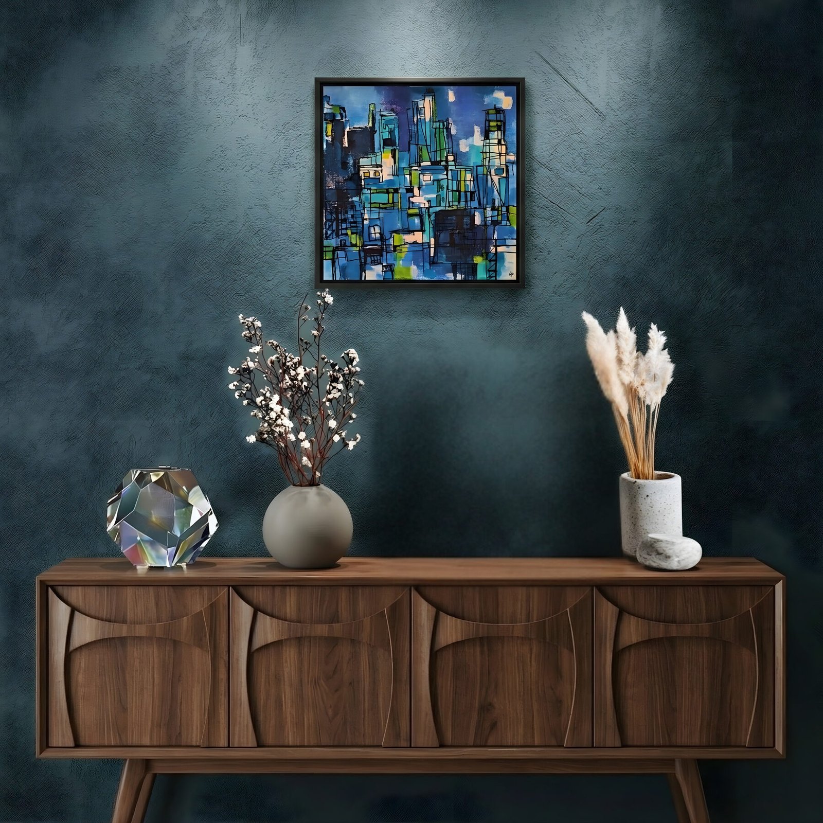 Little City Blues Framed — in-room view