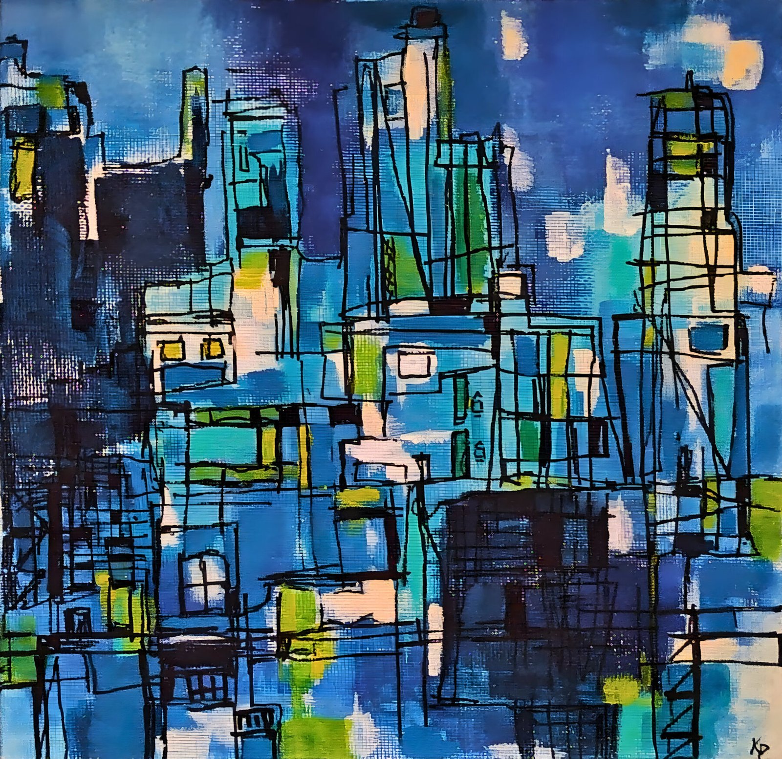 Little City Blues Framed — Kerry Pastine