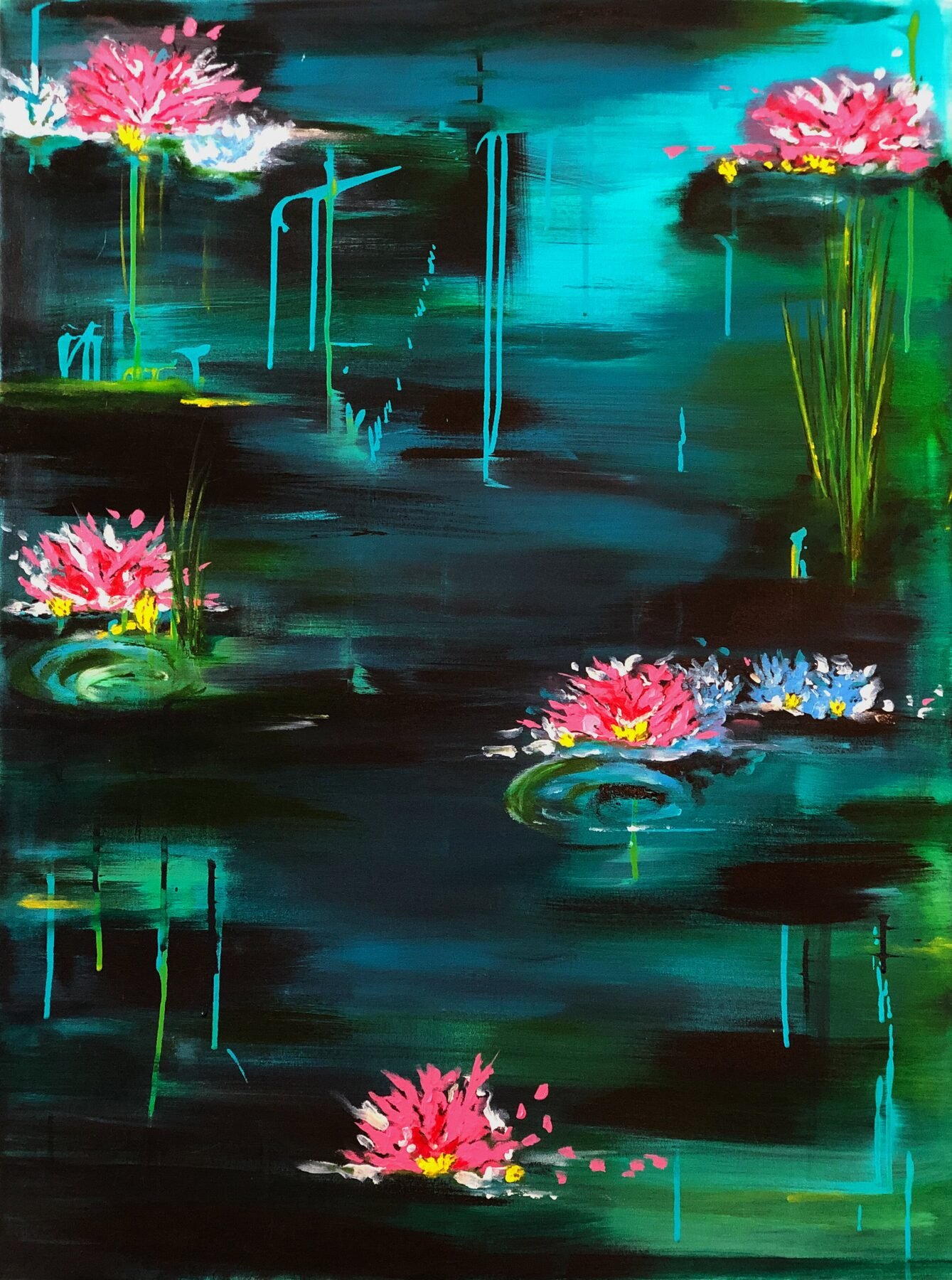 Day Glo Lilies